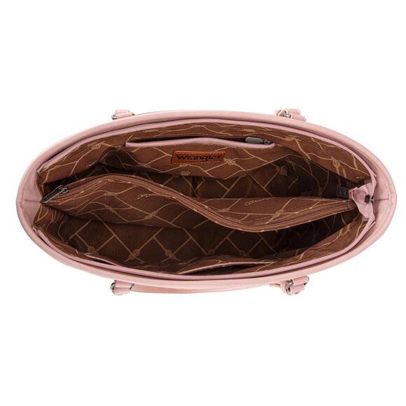 Wrangler Sunflower Print Tote Bag Pink - Picture 3 of 4